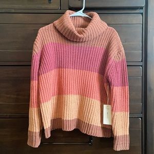 Color block sweater